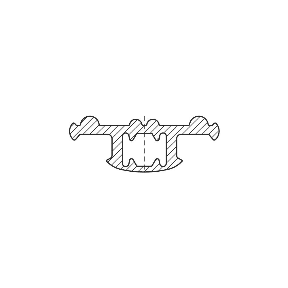 Walraven Strut Schienendämmprofil 48,5x18mm, Länge 30m nach DIN 4109, EPDM, Schwarz... WALRAVEN-6568041 8712993092987 (Abb. 3)