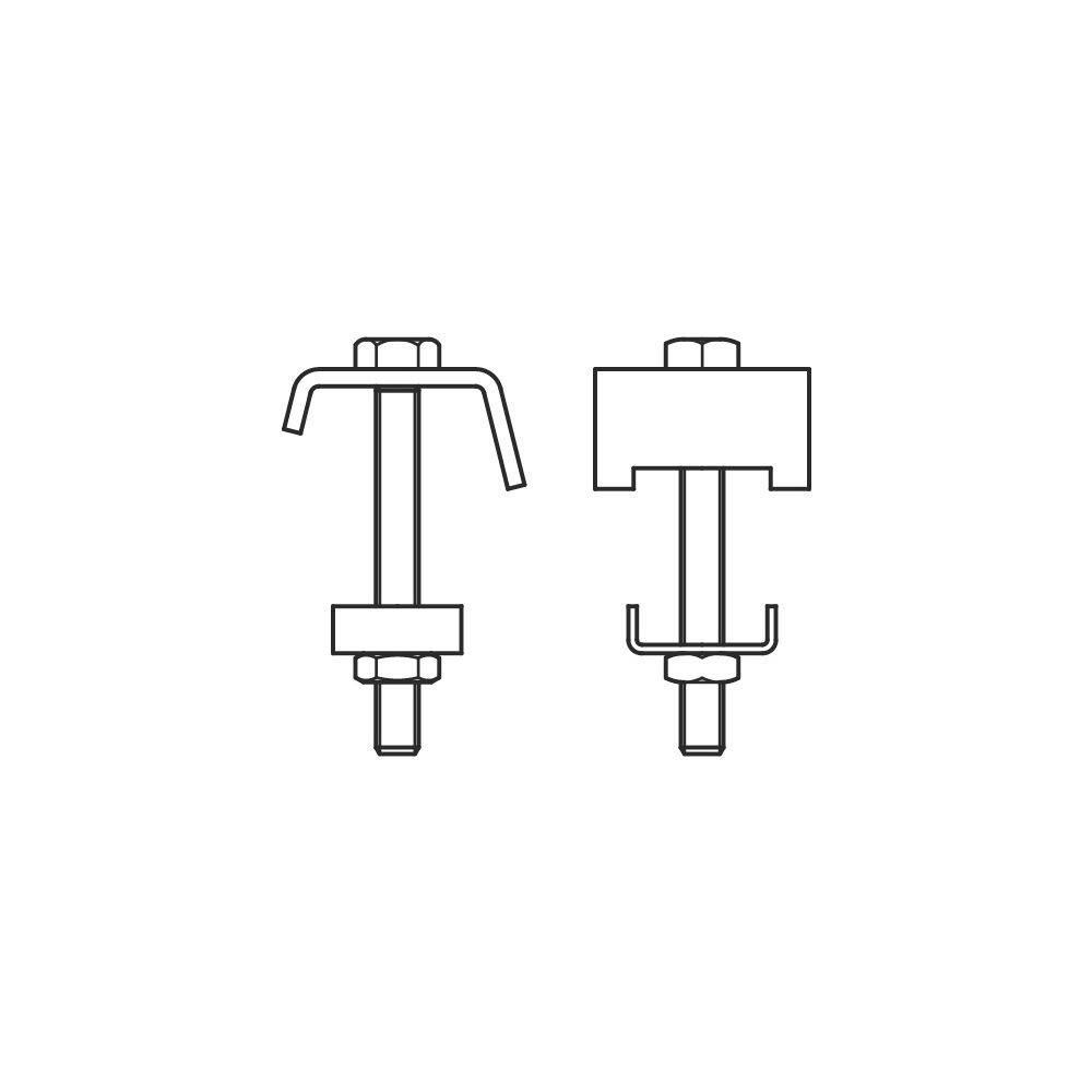 Walraven RapidRail Schienenträgerklammer 53x50x60mm, elektrolytisch verzinkt... WALRAVEN-6583060 8712993284207 (Abb. 3)