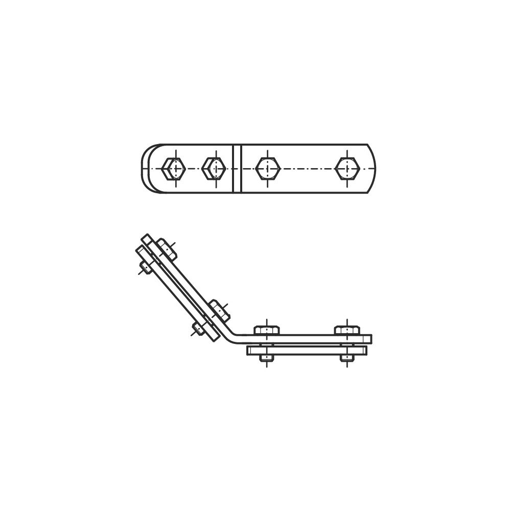 Walraven Schienenverbinder 135 Grad mit Schiebemutter, für RapidRail-Schienen, elektr... WALRAVEN-6583113 8712993284245 (Abb. 3)