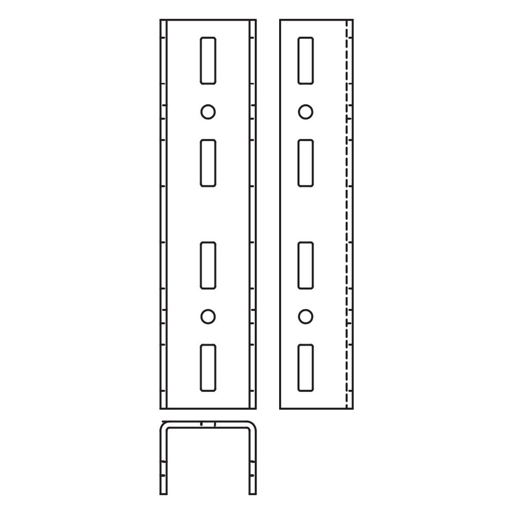 Walraven Maxx Längsverbinder LC80, 380x93x71mm für Maxx-Profile, feuerverzinkt... WALRAVEN-6589318 8719942063685 (Abb. 3)