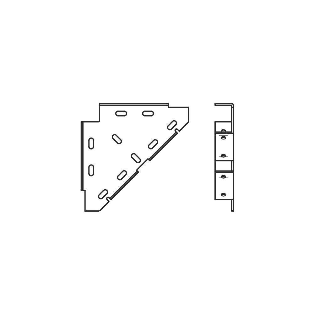 Walraven RapidStrut Knotendreieck, Montagewinkel 200x200x46mm, BUP... WALRAVEN-65938020 8712993967070 (Abb. 3)