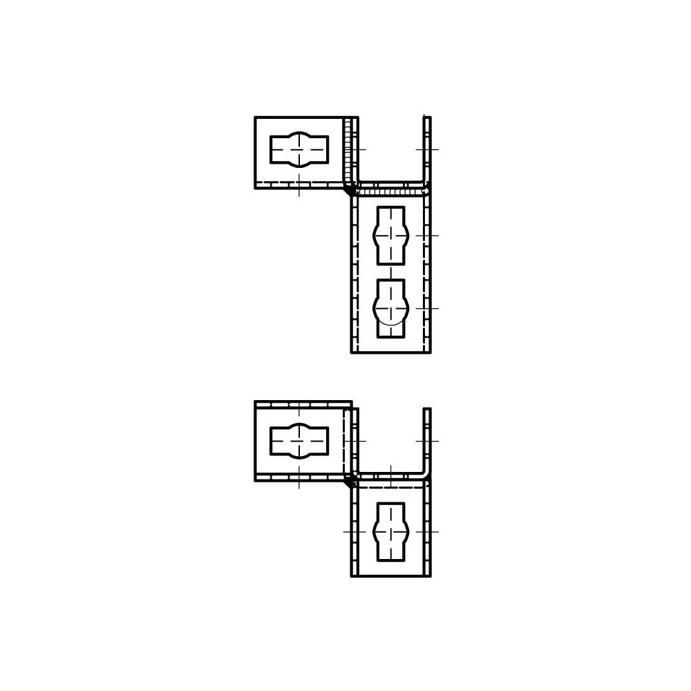 Walraven PushStrut Knopfverbinder 3D L, 111x149x45mm, elektrolytisch verzinkt... WALRAVEN-6594030 8712993984602 (Abb. 3)