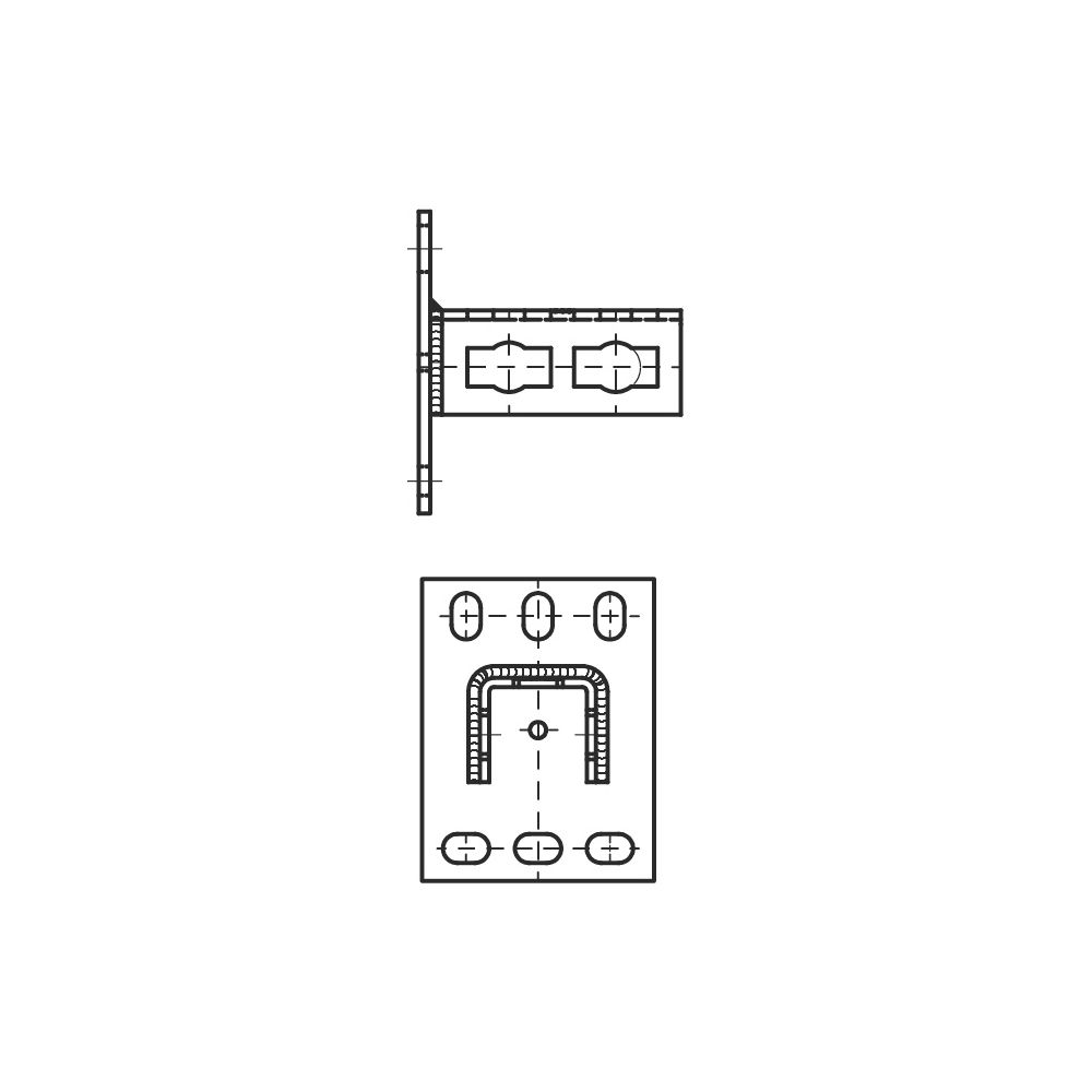 Walraven PushStrut Schienenfuß 41/52/62 113x100x130mm, elektrolytisch verzinkt... WALRAVEN-6594035 8712993181209 (Abb. 3)