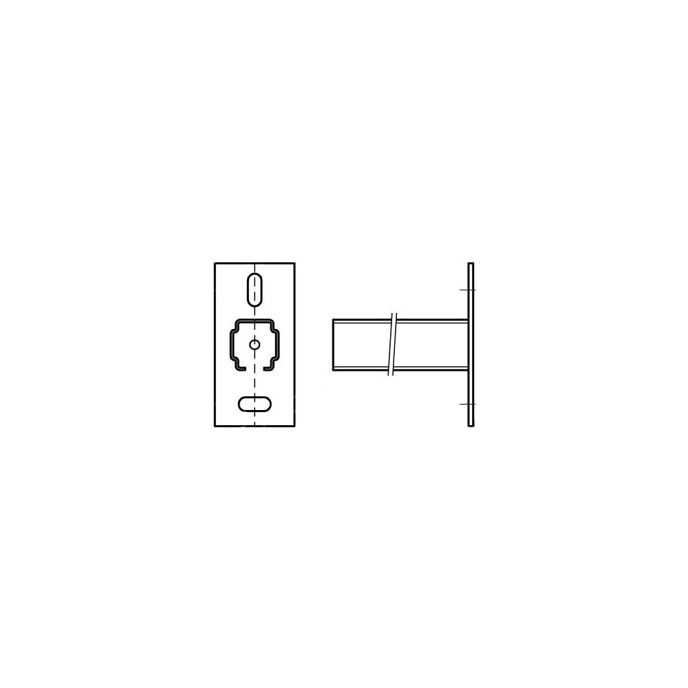Walraven RapidRail Wandkonsole 38x40mm BUP, Länge 500mm mit cm-Skala... WALRAVEN-66036850 8712993883202 (Abb. 3)