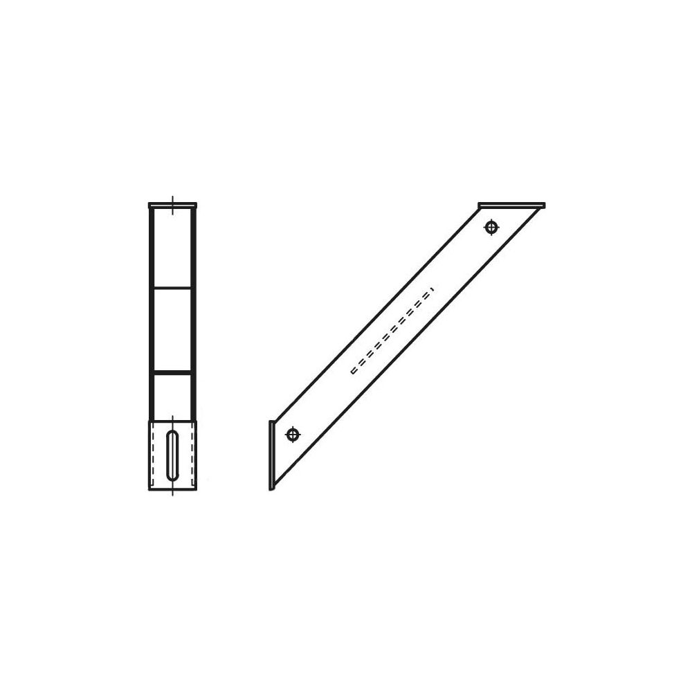 Walraven Strut Stützbalken 45 Grad, Verstärkungsstütze für Wandkonsole, BUP Stahl... WALRAVEN-66288530 8712993967087 (Abb. 3)