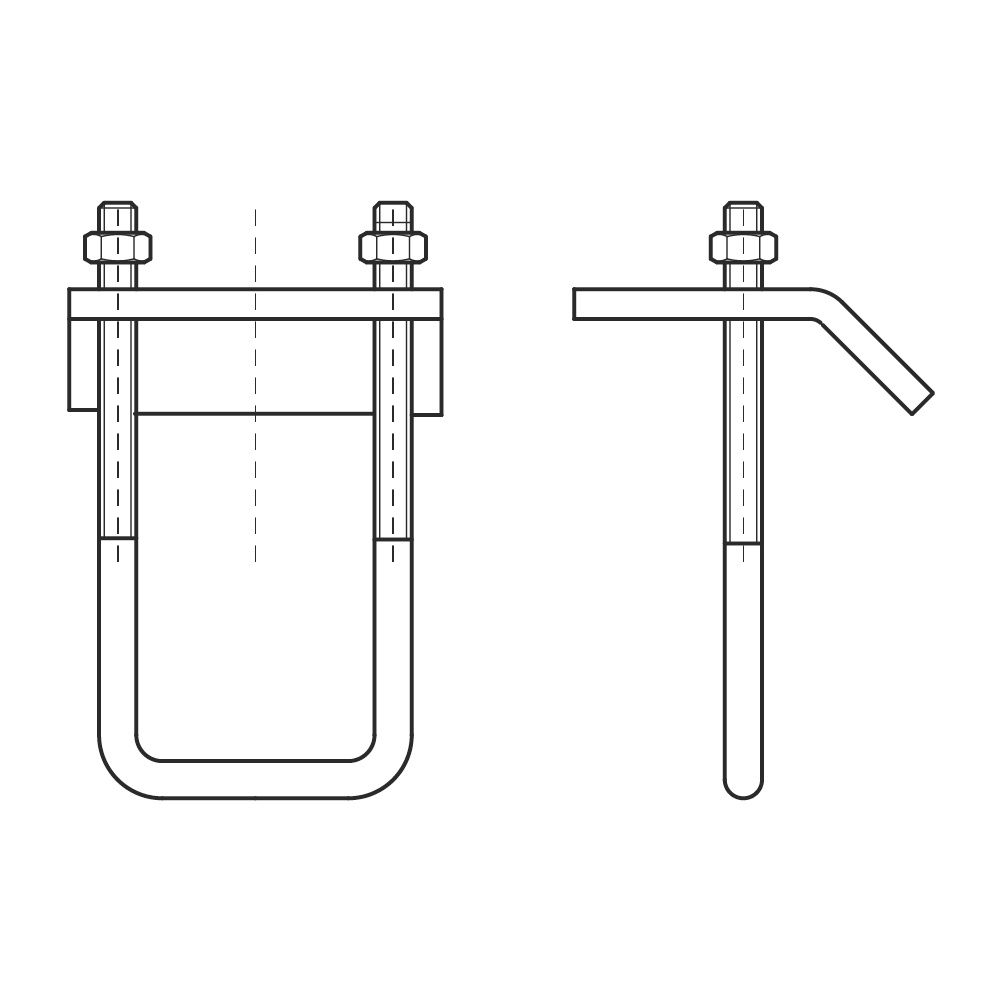 Walraven Strut Trägerklammer, M10 für Profil 41x51/62/82/41D für Flansch bis 20mm, f... WALRAVEN-66581721 8712993448722 (Abb. 3)