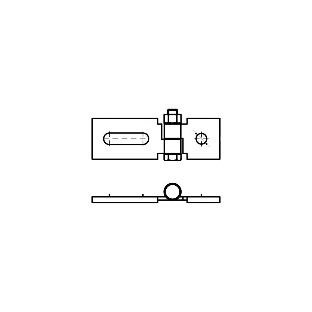 Walraven Strut Gelenkverbinder kurz/lang BUP, 40x80mm stufenlos verstellbar... WALRAVEN-66581822 8712993840038 (Abb. 3)