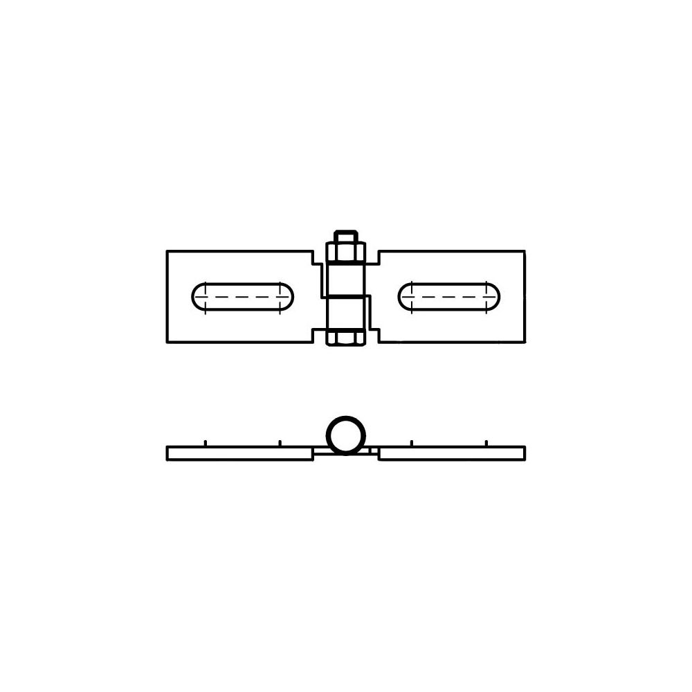 Walraven Strut Gelenkverbinder lang/lang BUP, 80x80mm stufenlos verstellbar... WALRAVEN-66581823 8712993840052 (Abb. 3)
