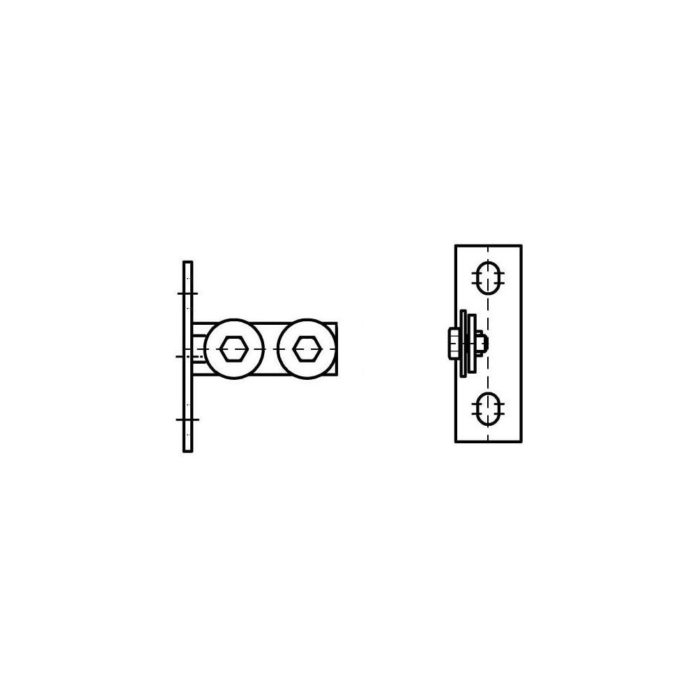 Walraven Strut Stirnflansch senkrecht, für RapidStrut-Schienen 41x21/41/21D, elektro... WALRAVEN-66583802 8712993919413 (Abb. 3)