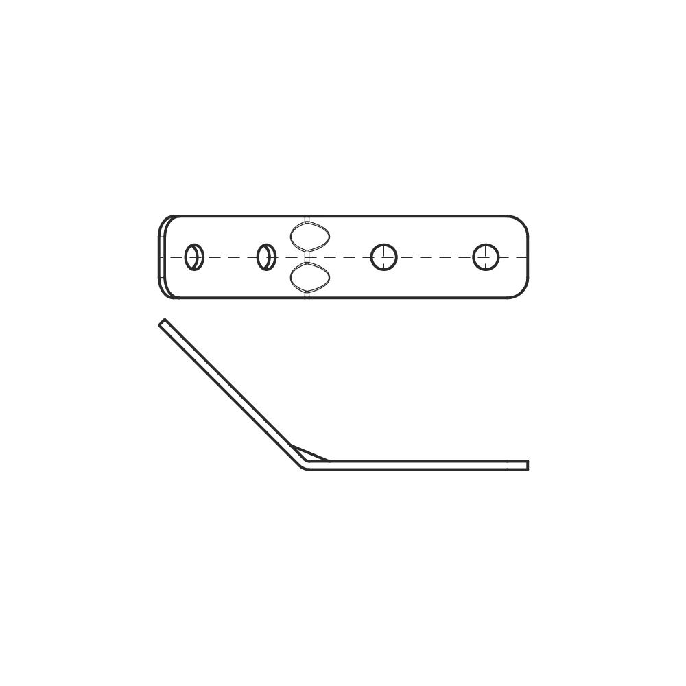 Walraven Strut Schienenverbinder 135 Grad, 180x40x80mm lang/lang mit 4-Loch 12, Edel... WALRAVEN-66587256 8719942028493 (Abb. 3)