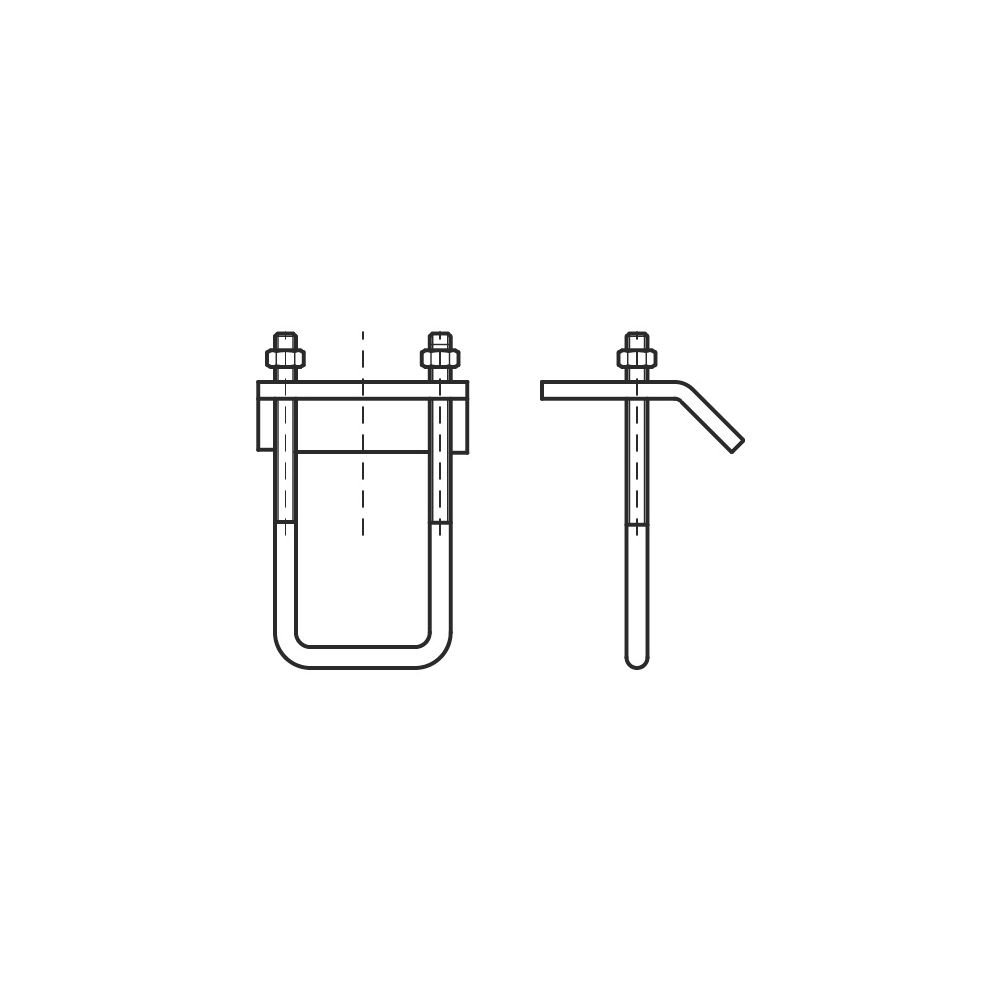 Walraven Strut Trägerklammer, M10 für Profil 41x41D, Edelstahl... WALRAVEN-66587721 8719942017480 (Abb. 3)
