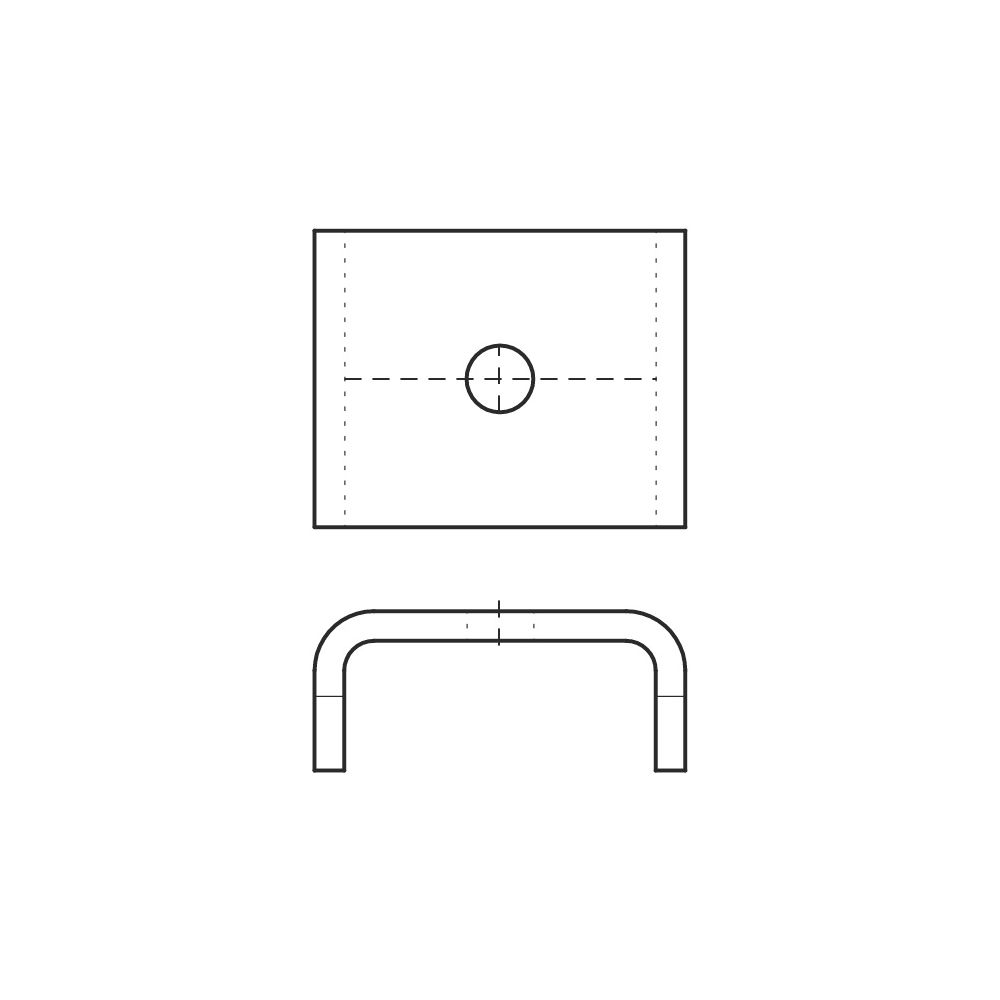 Walraven Strut Unterlegscheibe U BUP, 40x50x21,5mm Innendurchmesser 13mm... WALRAVEN-66588012 8712993033812 (Abb. 3)