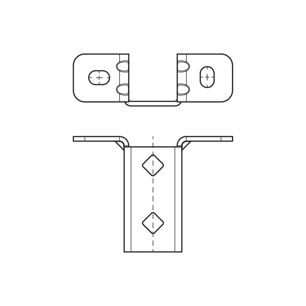 Walraven Strut Schienenfuß T-Form leicht, 138x45x100mm, BUP... WALRAVEN-66588361 8712993196302 (Abb. 3)