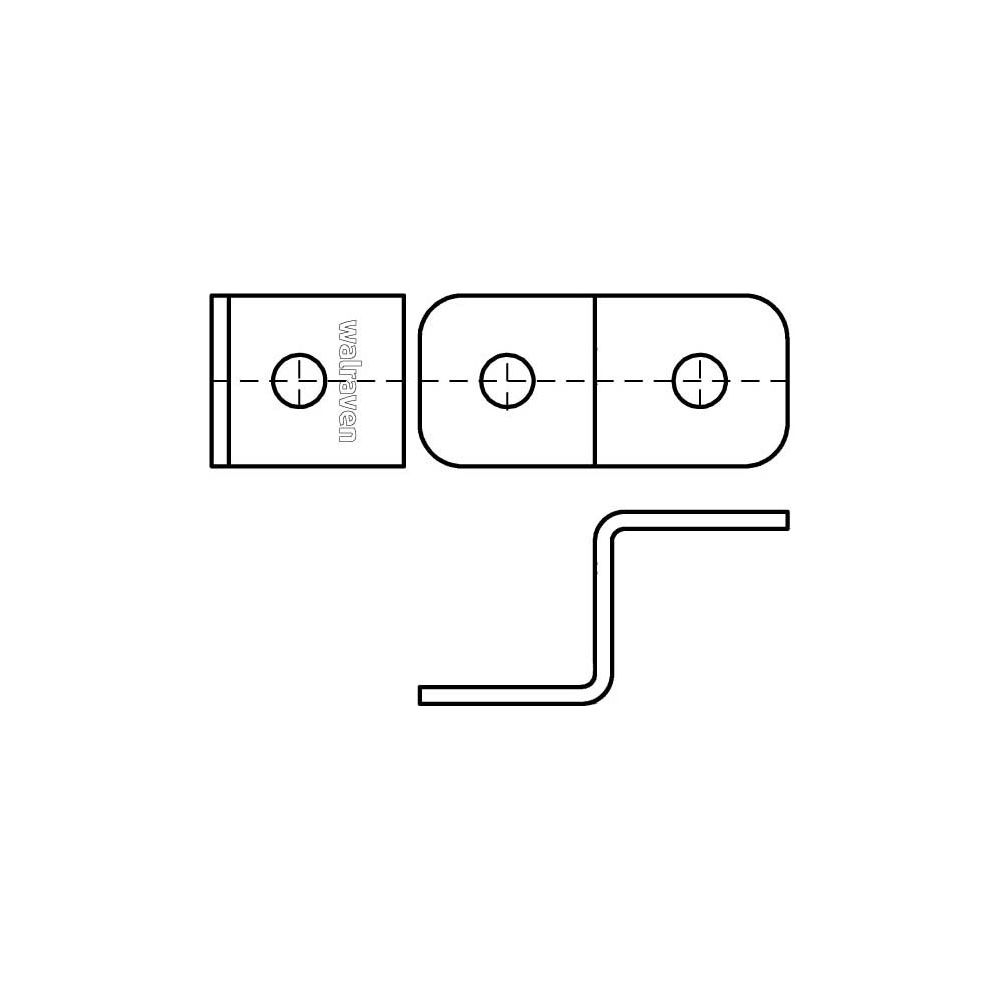 Walraven Strut Schienenverbinder Z, für Strut-Schienen 41x41mm und 41x21D, BUP Stahl... WALRAVEN-66588504 8712993286676 (Abb. 3)