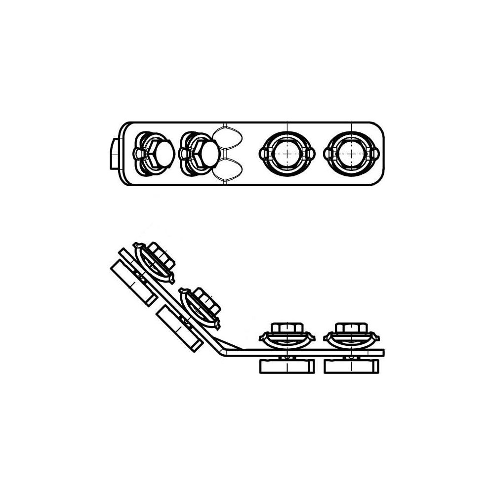 Walraven RapidStrut Schienenverbinder G2, 135 Grad lang/lang, 4 Schiebemuttern vorm... WALRAVEN-665885235 8712993976379 (Abb. 3)
