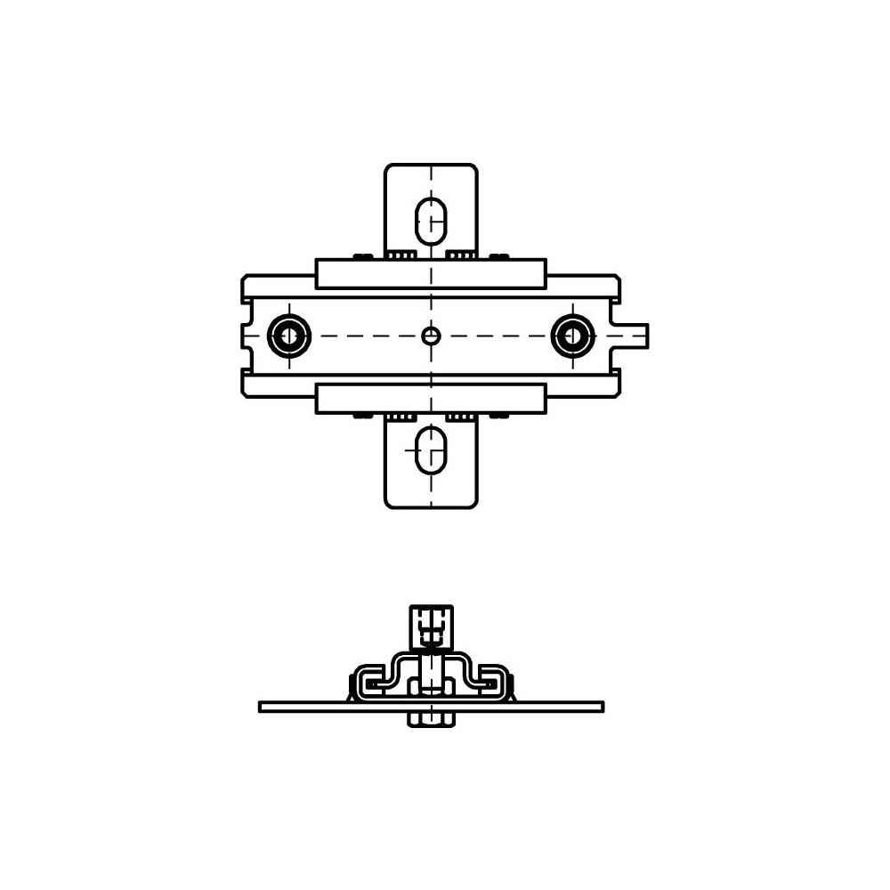 Walraven Gleitlager ES-2MV M10/M12 doppelt, für axiale Verschiebung, POM, Stahl elekt... WALRAVEN-6663210 8712993076239 (Abb. 3)