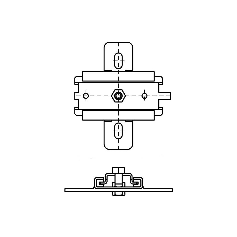 Walraven Gleitlager M10 einzeln, für axiale Verschiebung, PA, Edelstahl 1.4404... WALRAVEN-6667410 8719942004664 (Abb. 3)