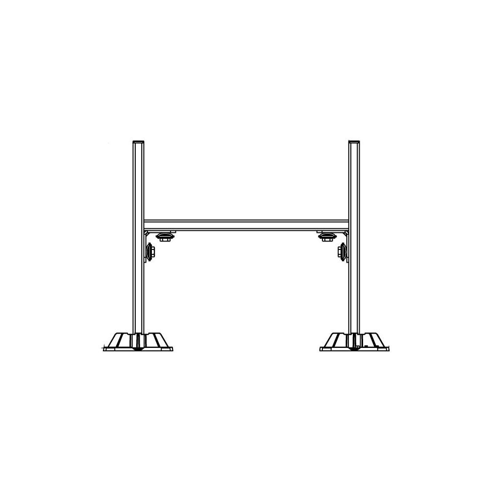 Walraven Yeti Kabelrinnen-Set 130, mit 6x Montagefuß und Matten, für Schienen 41x21m... WALRAVEN-67685534 8719942033084 (Abb. 3)