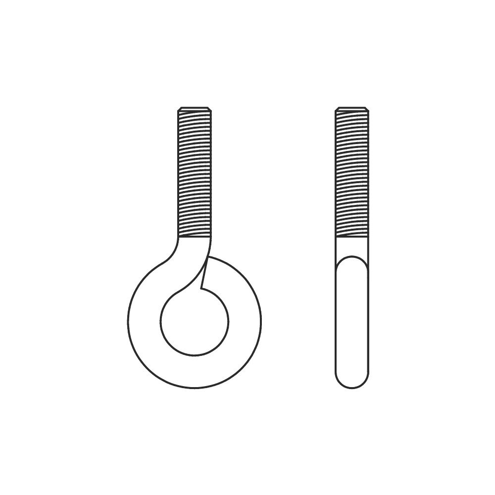 Walraven Ringschraube M10x30mm, Ring-Durchmesser 15mm, elektrolytisch verzinkt... WALRAVEN-6804030 8712993542710 (Abb. 3)
