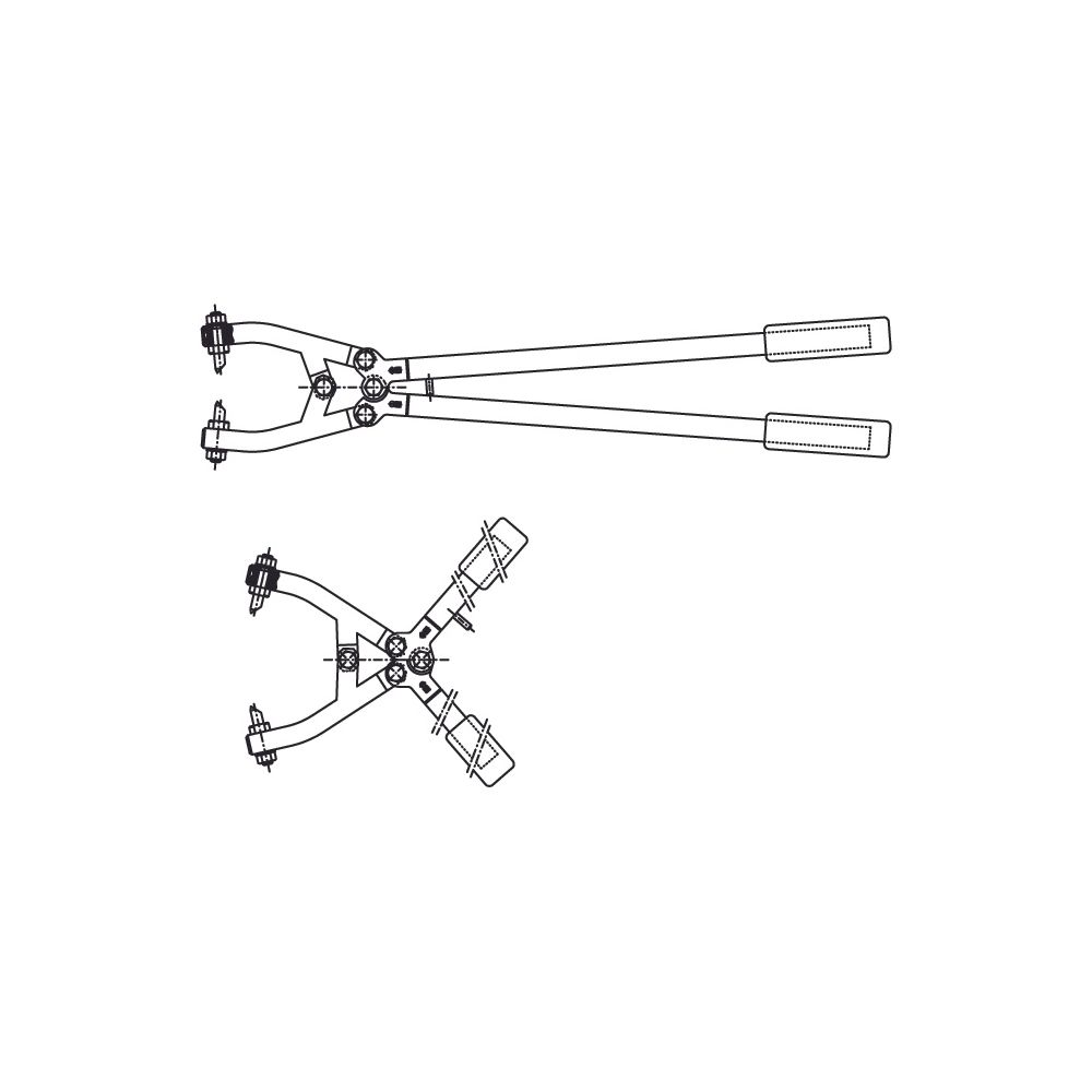 Walraven Trapezlochzange, Spannweite 80-170mm inkl. Stanznippel Durchmesser 10,5mm, b... WALRAVEN-6920017 8712993463909 (Abb. 3)
