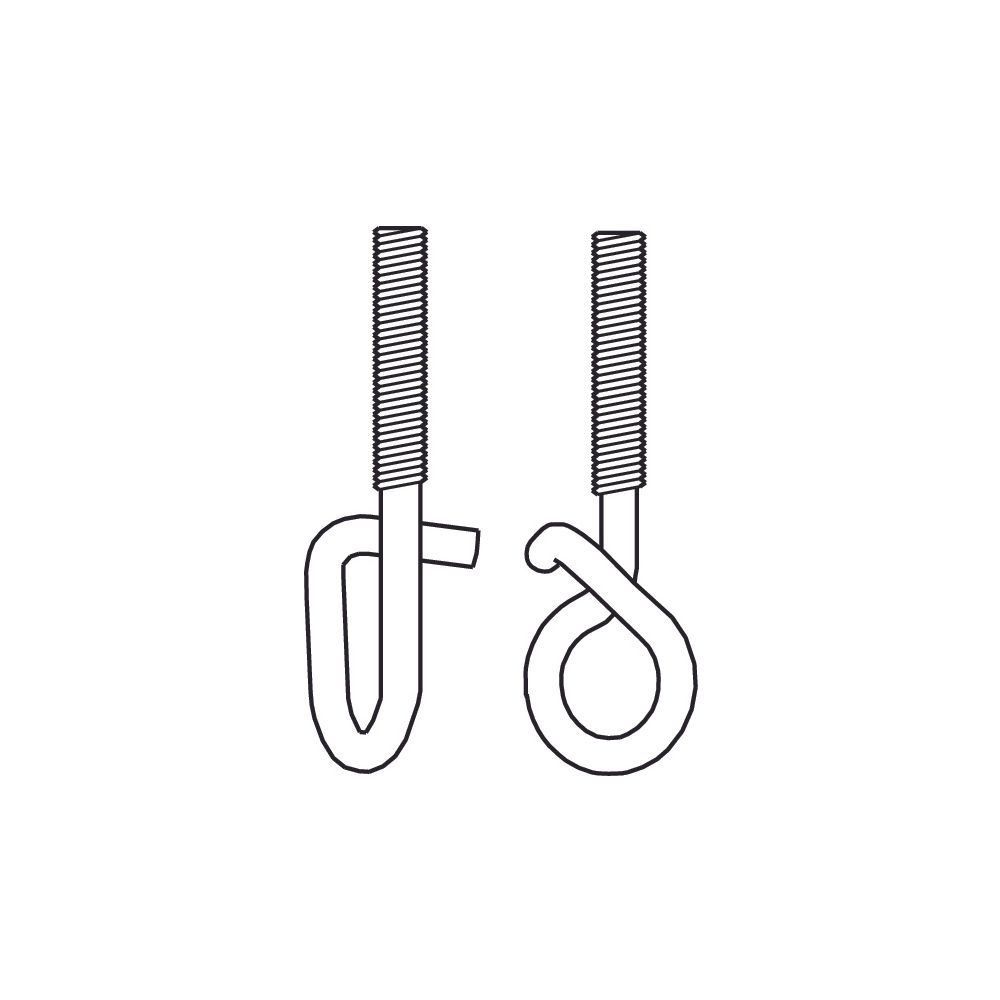 Walraven Sicherheitshaken, M8 Länge 30mm Durchmesser 16,5mm, elektrolytisch verzinkt... WALRAVEN-6940008 8712993542741 (Abb. 3)