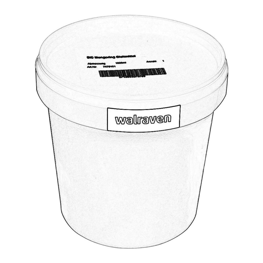 Walraven Mengering Gleitmittel biologisch abbaubar für Mengering Fix, Eimer 1000ml... WALRAVEN-7470101 8712993375769 (Abb. 3)