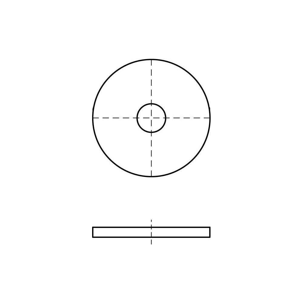 Walraven Strut Unterlegscheibe flach, 40x3mm Innendurchmesser 6,4mm, elektrolytisch v... WALRAVEN-6533506 8712993283873 (Abb. 3)