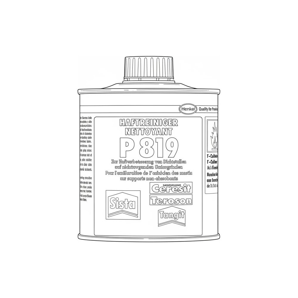 Walraven Sista Haftreiniger P819, zur Haftverbesserung innen und außen, 250ml... WALRAVEN-HE-L819H 8712993871780 (Abb. 3)