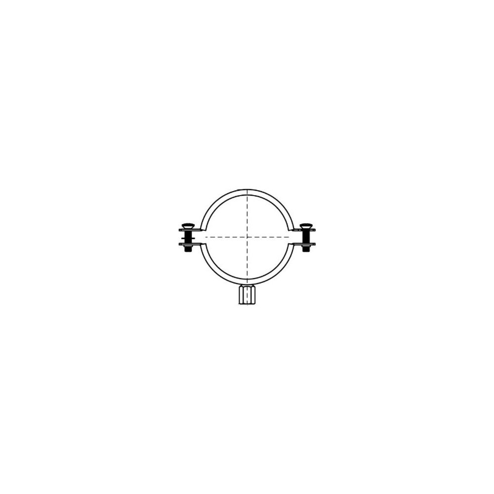 Walraven Lüftungsschelle N, 112mm M8/M10 Zweischraubenschelle, EPDM, elektrolytisch ... WALRAVEN-N4103112 8719942031233 (Abb. 3)