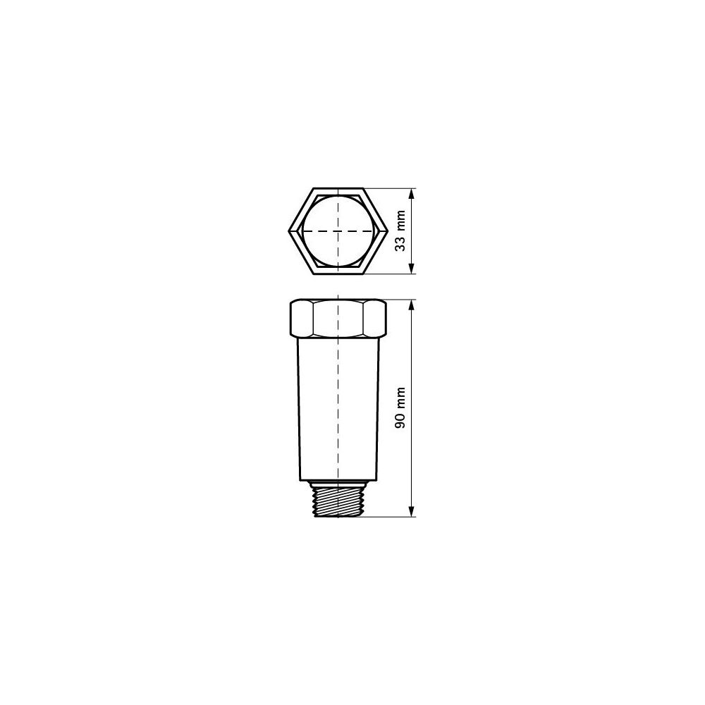 Walraven Bismat Baustopfen G 1/2" mit Kunststoffgewinde, PP, Weiß, 0692021... WALRAVEN-0692021 8712993345342 (Abb. 4)