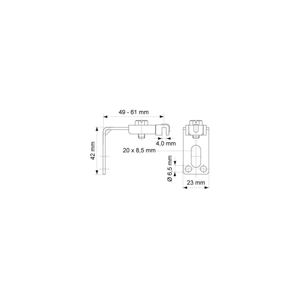 Walraven Wandhalter 7524, für Heizkörperbefestigungssatz, elektrolytisch verzinkt... WALRAVEN-0752400 8712993011711 (Abb. 4)