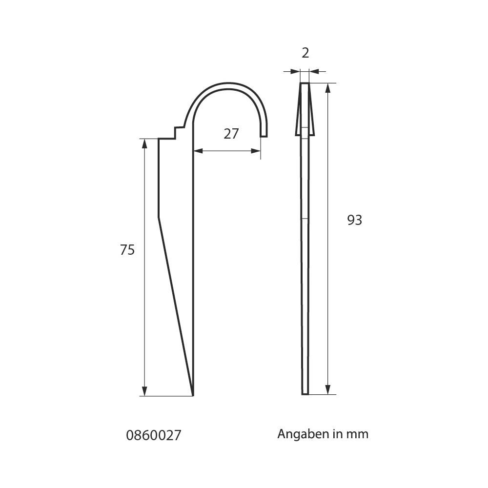 Walraven Rohrhaken 27mm 3/4'', 1-teilig für Stahlrohre, Stahl roh... WALRAVEN-0860027 8712993348282 (Abb. 4)
