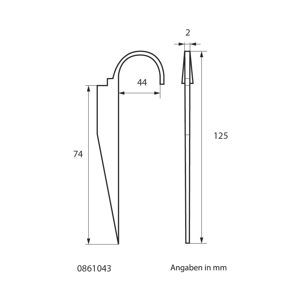Walraven Rohrhaken, 52mm 1 1/2'', 1-teilig für Stahlrohre, elektrolytisch verzinkt... WALRAVEN-0861048 8712993348381 (Abb. 4)