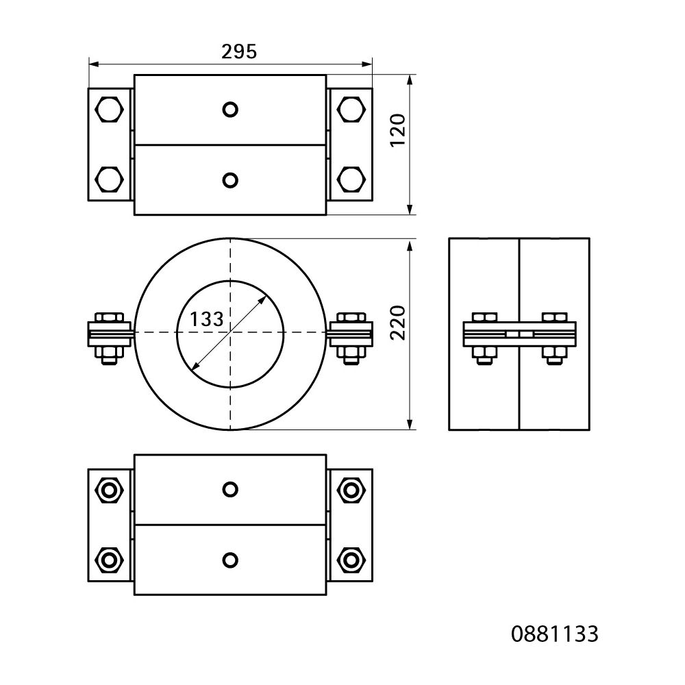 Walraven Bisofix Kältefestpunktschelle CF 133,0mm, PUR-Hartschaum... WALRAVEN-0881133 8712993872329 (Abb. 5)