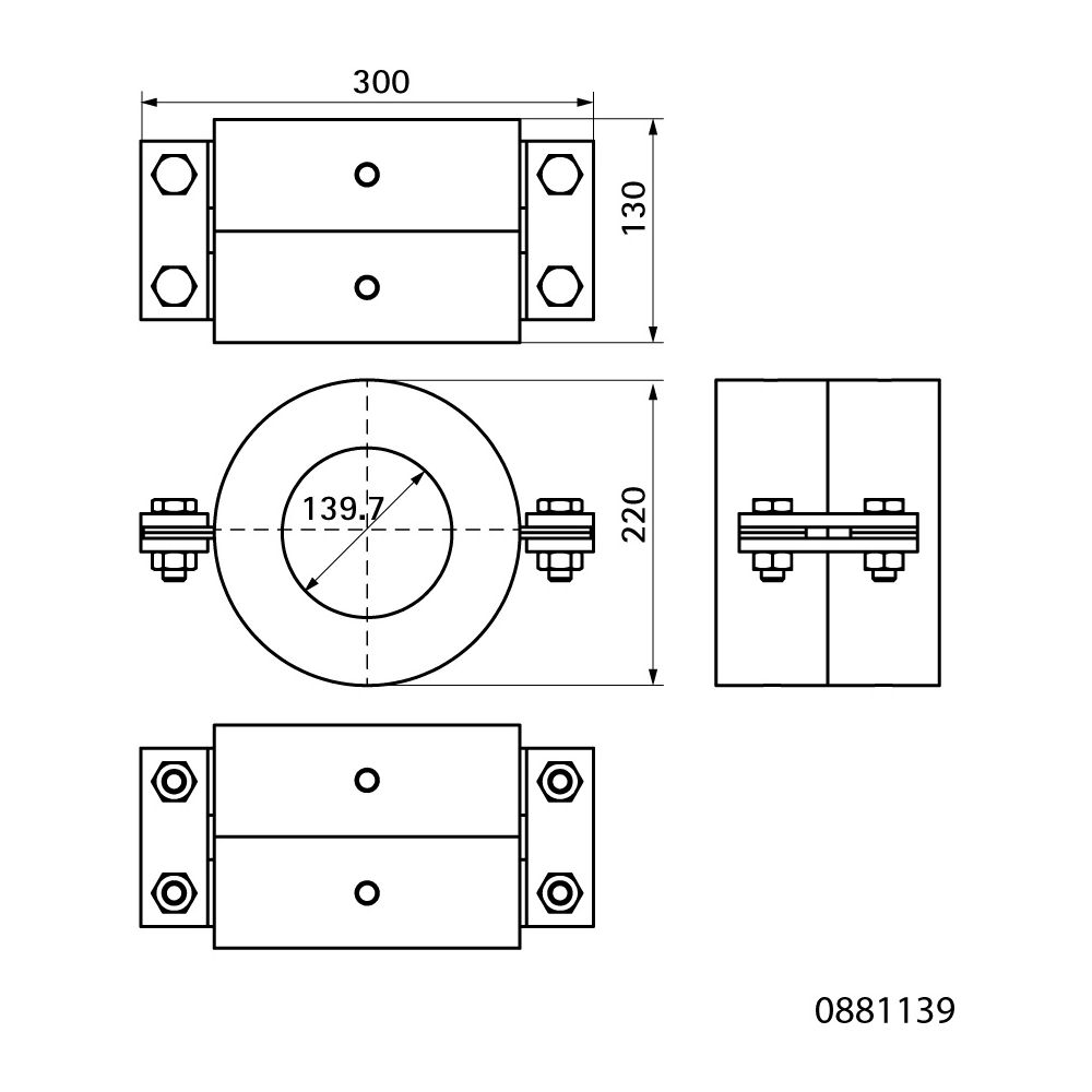 Walraven Bisofix Kältefestpunktschelle CF 139,7mm, PUR-Hartschaum... WALRAVEN-0881139 8712993872336 (Abb. 5)