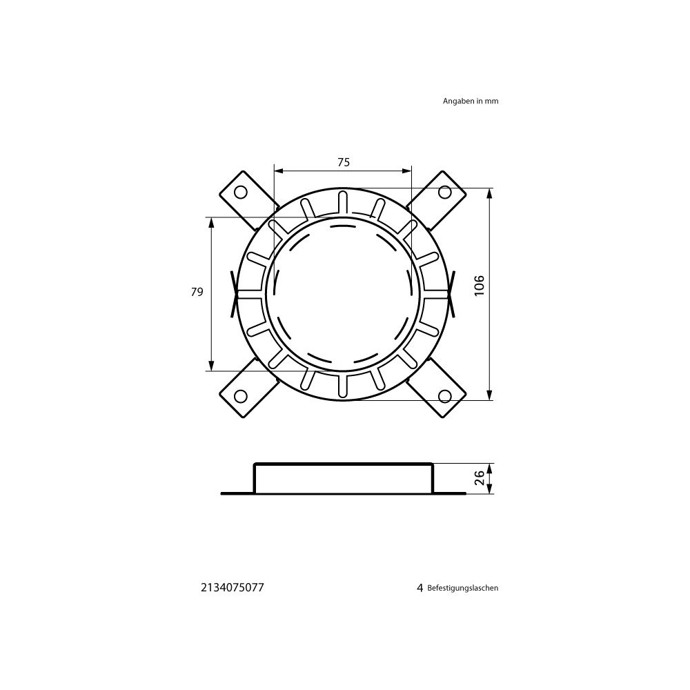 Walraven Pacifyre Brandschutzmanschette AWM II 75mm, für un-/gedämmte brennbare Ro... WALRAVEN-2134075077 8712993598410 (Abb. 4)