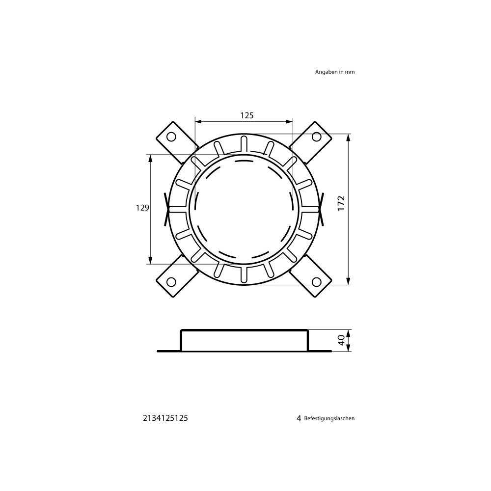 Walraven Pacifyre Brandschutzmanschette AWM II 125mm, für un-/gedämmte brennbare R... WALRAVEN-2134125125 8712993598472 (Abb. 4)