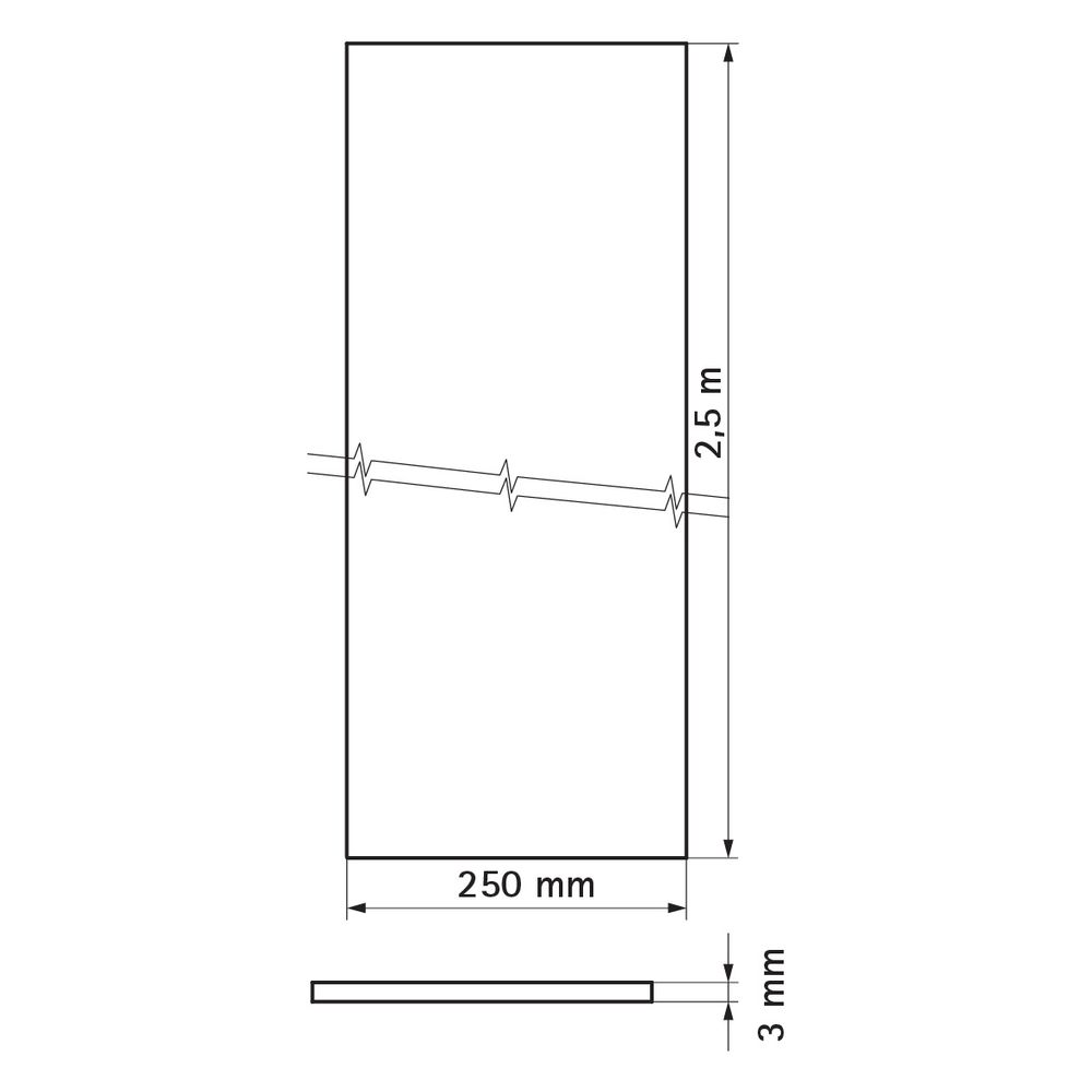 Walraven Pacifyre Brandschutz-Strip MLAR, 250x3mm Länge 2,5m für Rohre und Kabel... WALRAVEN-2136250025 8712993809066 (Abb. 4)