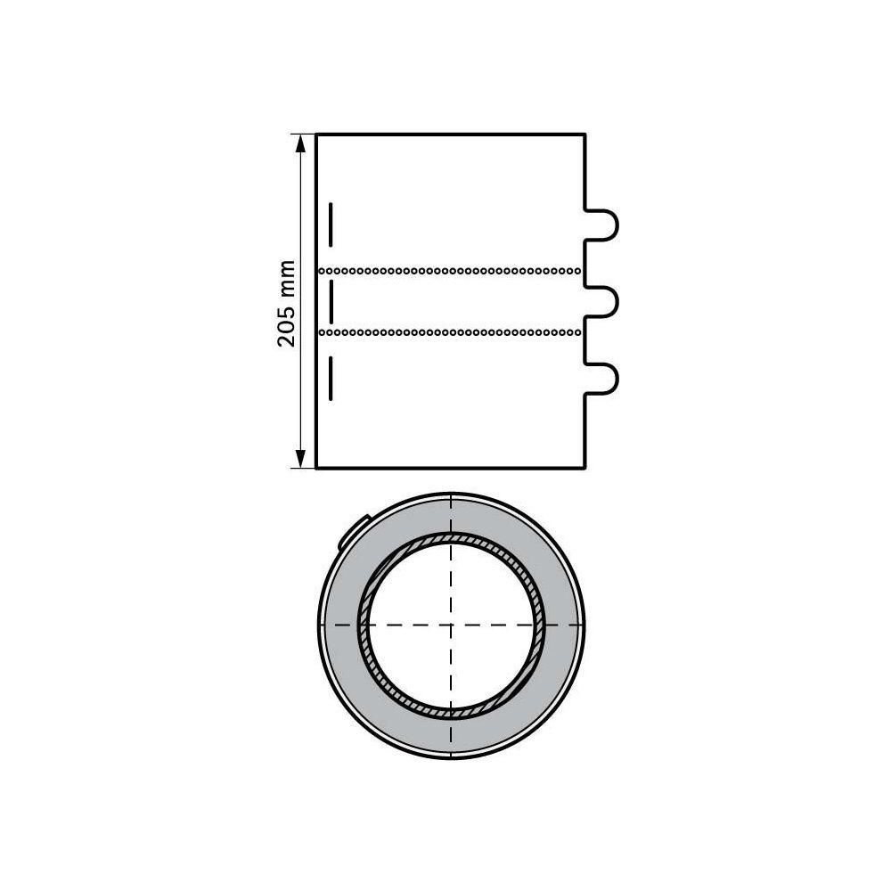 Walraven Pacifyre Brandschutzmanschette MK II 200mm, für brennbare Rohre und gedäm... WALRAVEN-2152198200 8712993527779 (Abb. 4)