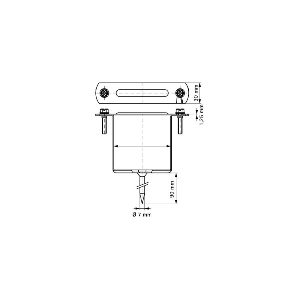 Walraven Regenrohrschelle 400 viereckig, für 100mm Rohre, mit Sicherheitsschnellversc... WALRAVEN-4031100 8712993271498 (Abb. 4)