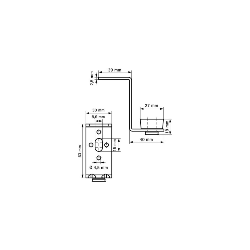 Walraven Luftkanalwinkel Typ Z, 30x81,5x63m M10 nach DIN 4109, elektrolytisch verzink... WALRAVEN-4125003 8712993271801 (Abb. 4)