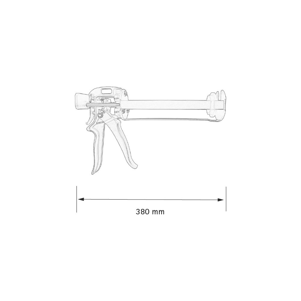 Walraven Kartuschenpistole WIS DG, für 300ml Kartusche, Metall... WALRAVEN-6099986 8712993160181 (Abb. 4)
