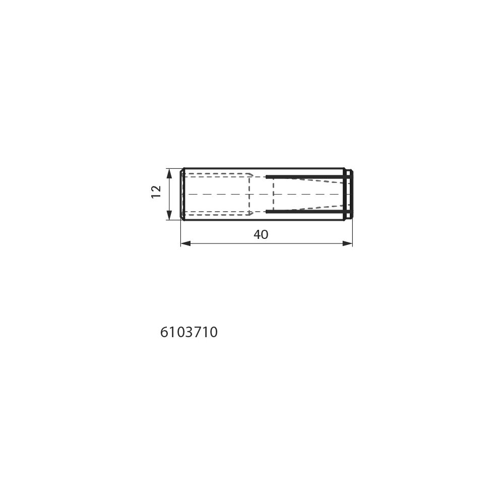 Walraven Einschlaganker WDI1, M10x40mm un-/gerissener Beton, Edelstahl... WALRAVEN-6103710 8712993999279 (Abb. 4)