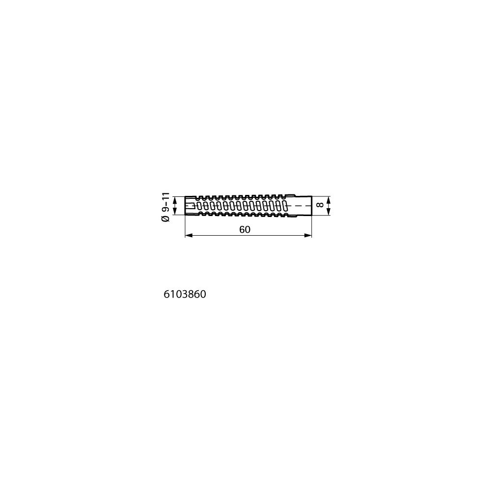 Walraven Metallspreizdübel 8x60mm passiviert BS-geprüft, elektrolytisch verzinkt, Gel... WALRAVEN-6103860 8712993007080 (Abb. 4)