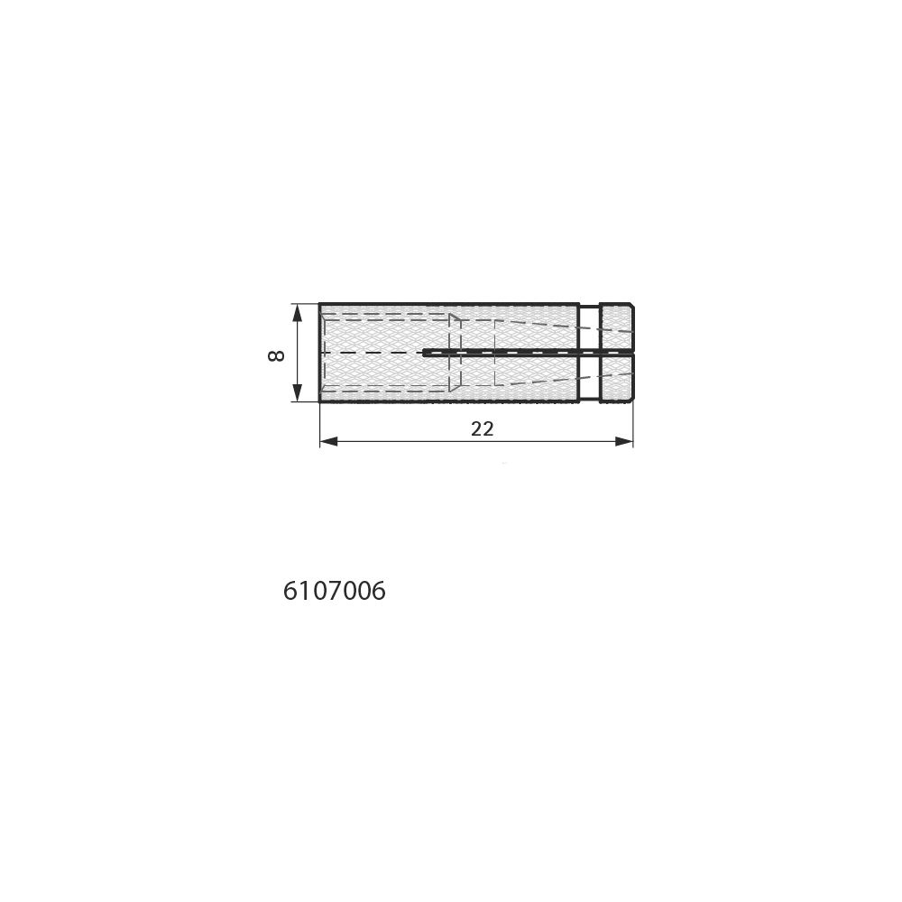 Walraven Messingdübel WBA M6x22mm korrosionsgeschützt... WALRAVEN-6107006 8712993293865 (Abb. 4)