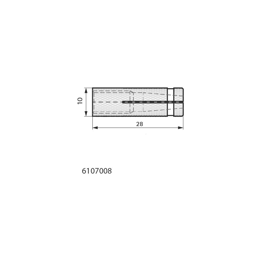 Walraven Messingdübel WBA M8x28mm korrosionsgeschützt... WALRAVEN-6107008 8712993293872 (Abb. 4)