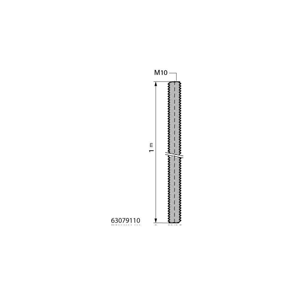 Walraven Gewindestange DIN 976-1, Länge 1m Gewinde M10 WIS, V4A... WALRAVEN-63079110 8712993999620 (Abb. 4)