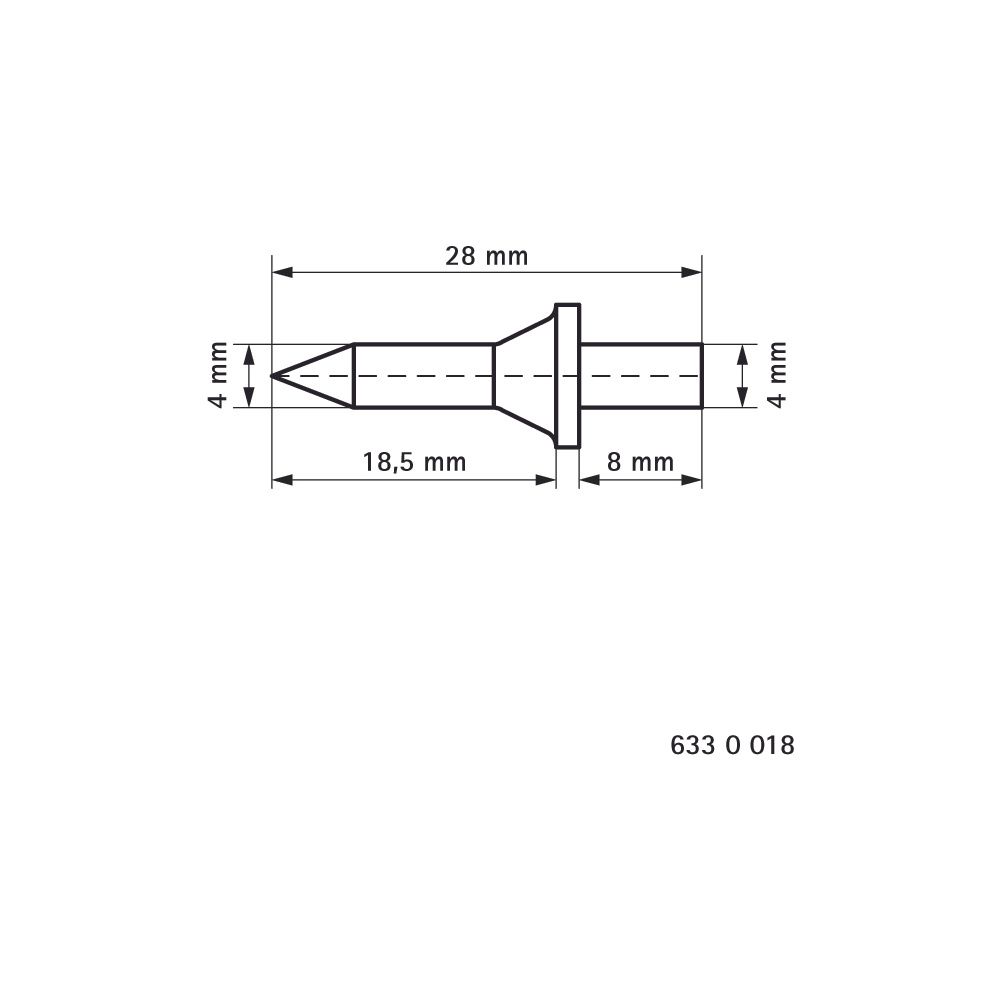 Walraven Einschlagdübel ohne Bohren für Walraven Befestigungsschellen, gehärteter Sta... WALRAVEN-6330018 8712993330942 (Abb. 4)