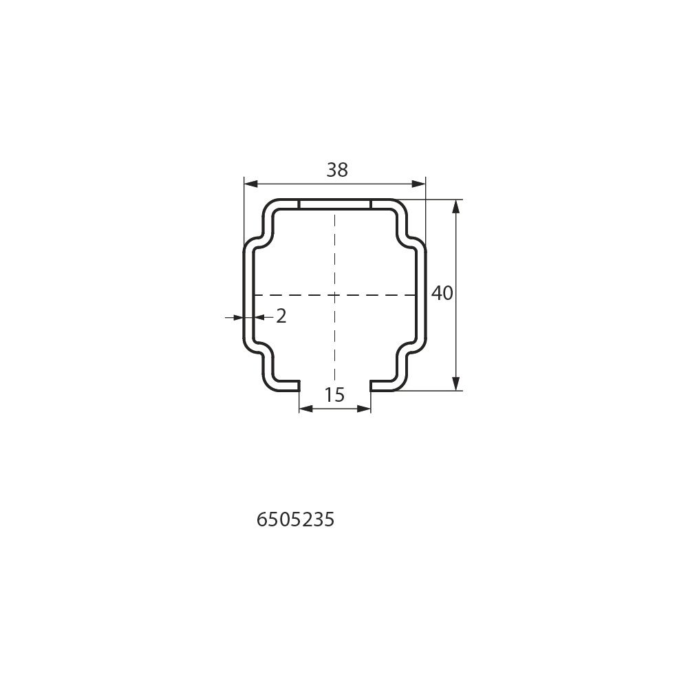 Walraven RapidRail Montageschiene C-Profil, 38x40mm Länge 2m, sendzimirverzinkt... WALRAVEN-6505235 8712993850266 (Abb. 4)