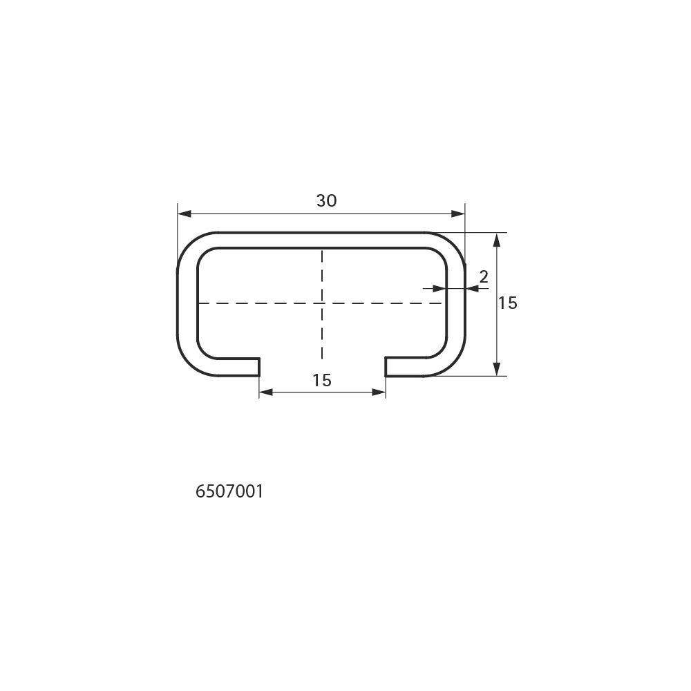 Walraven RapidRail Montageschiene C-Profil, 30x15mm Länge 2m, Edelstahl V4A... WALRAVEN-6507001 8712993572199 (Abb. 4)